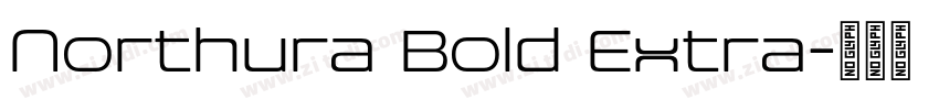 Northura Bold Extra字体转换